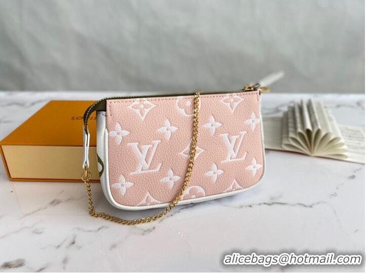 Top Quality Louis Vuitton Monogram Empreinte MINI POCHETTE ACCESSOIRES M81284 Pink