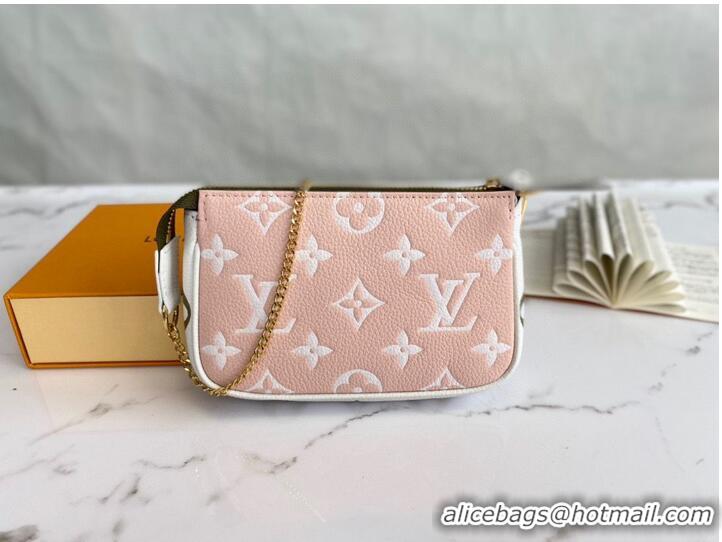 Top Quality Louis Vuitton Monogram Empreinte MINI POCHETTE ACCESSOIRES M81284 Pink