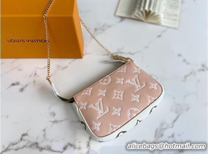 Top Quality Louis Vuitton Monogram Empreinte MINI POCHETTE ACCESSOIRES M81284 Pink