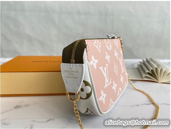 Top Quality Louis Vuitton Monogram Empreinte MINI POCHETTE ACCESSOIRES M81284 Pink