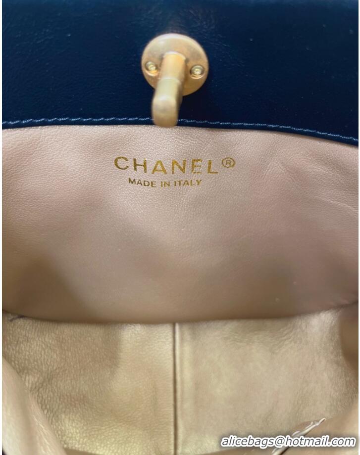 Top Quality Chanel Calfskin Shoulder Bag AS3111 black