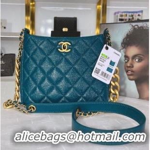 Top Quality Chanel Calfskin Shoulder Bag AS3111 blue