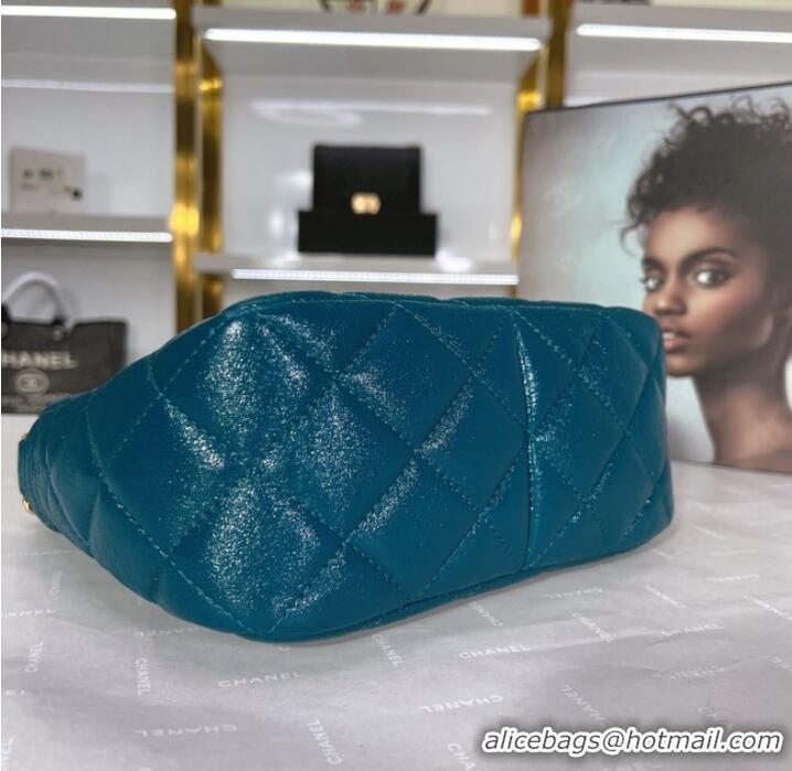 Top Quality Chanel Calfskin Shoulder Bag AS3111 blue