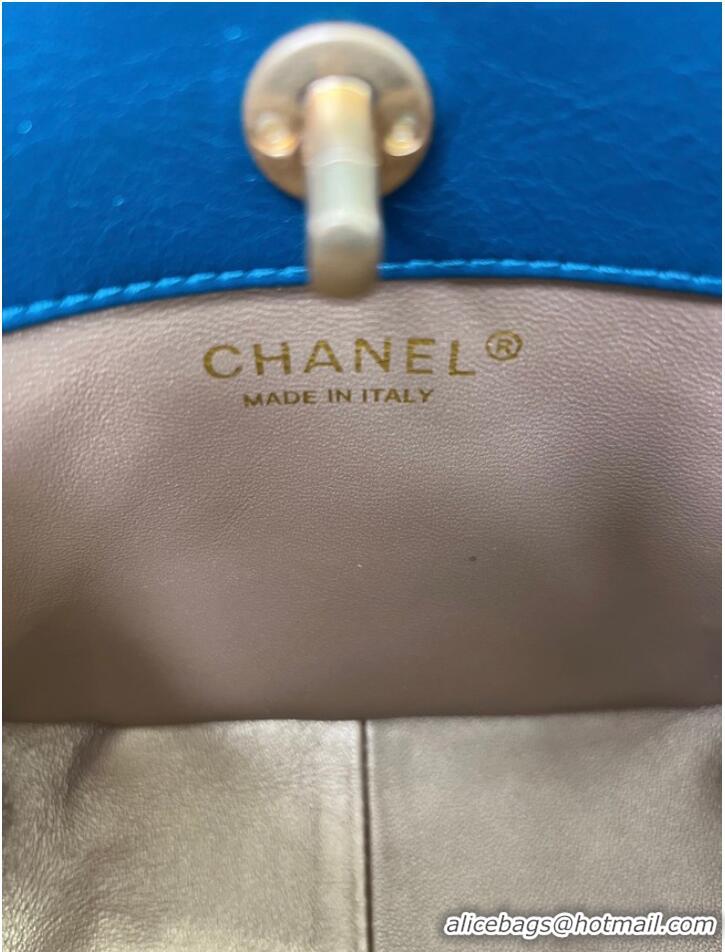 Top Quality Chanel Calfskin Shoulder Bag AS3111 blue