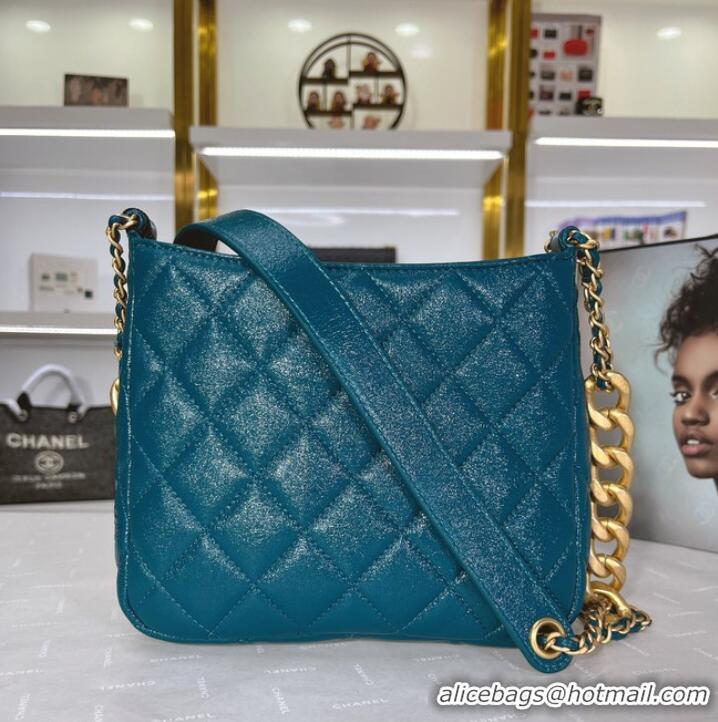 Top Quality Chanel Calfskin Shoulder Bag AS3111 blue