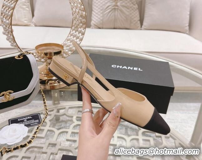 Grade Quality Chanel Slingbacks Shoe G31319 Beige