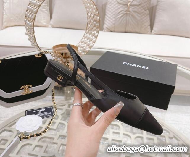 Classic Specials Chanel Slingbacks Shoe G31319 Black 032202