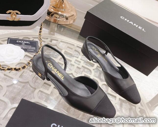 Classic Specials Chanel Slingbacks Shoe G31319 Black 032202