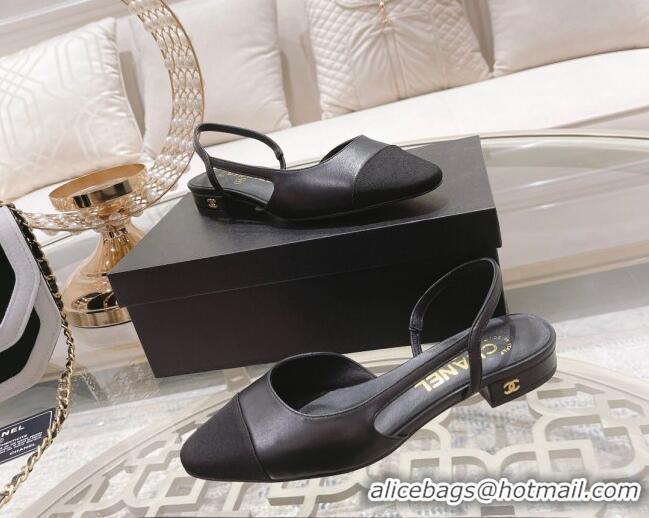 Classic Specials Chanel Slingbacks Shoe G31319 Black 032202