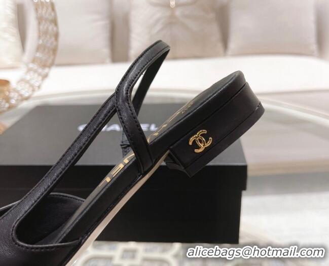 Classic Specials Chanel Slingbacks Shoe G31319 Black 032202