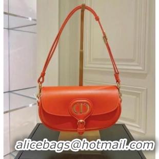 Promotional MINI DIOR BOBBY BAG Warm Taupe Box Calfskin S5109U Orange