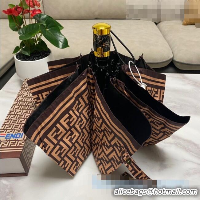 Low Price Fendi FF Umbrella FD1215 Brown 2021