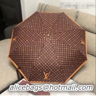 Spot Bulk Louis Vuitton Monogram Umbrella LV1223 Brown 2021