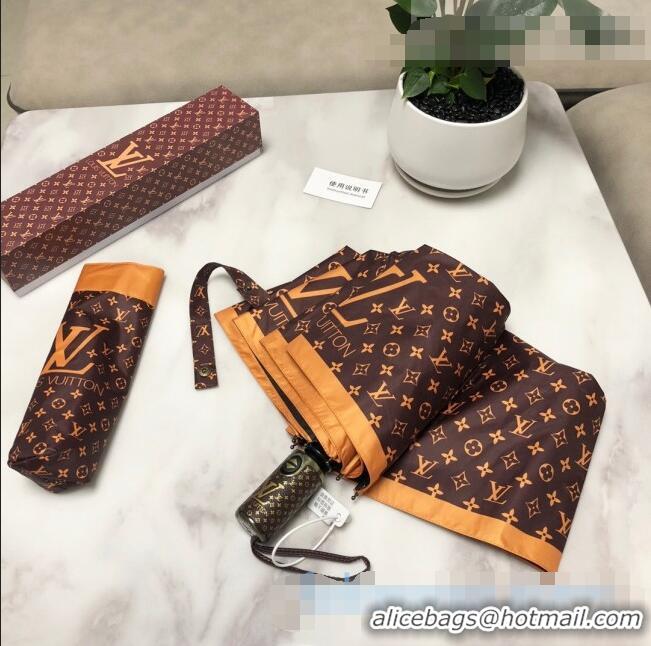 Spot Bulk Louis Vuitton Monogram Umbrella LV1223 Brown 2021