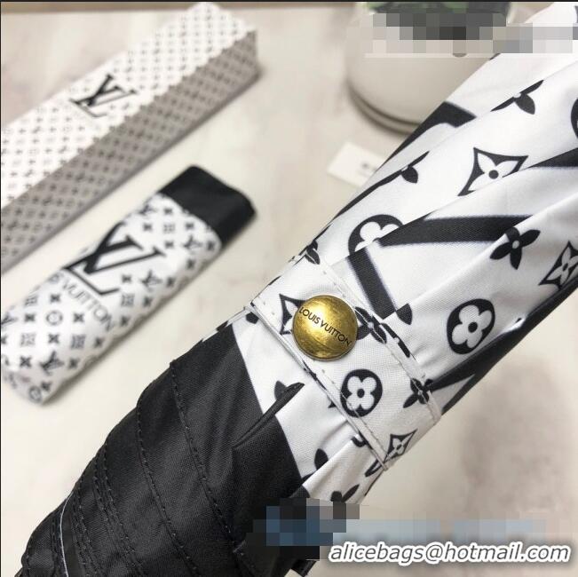 Top Quality Louis Vuitton Monogram Umbrella LV1223 White 2021