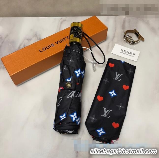 Well Crafted Louis Vuitton Multicolor Mobnogram Umbrella LV1230 Black 2021