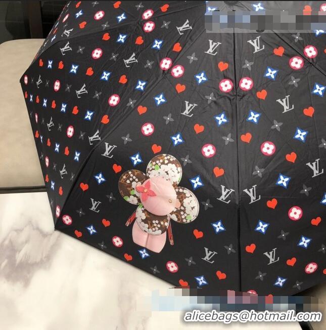 Well Crafted Louis Vuitton Multicolor Mobnogram Umbrella LV1230 Black 2021