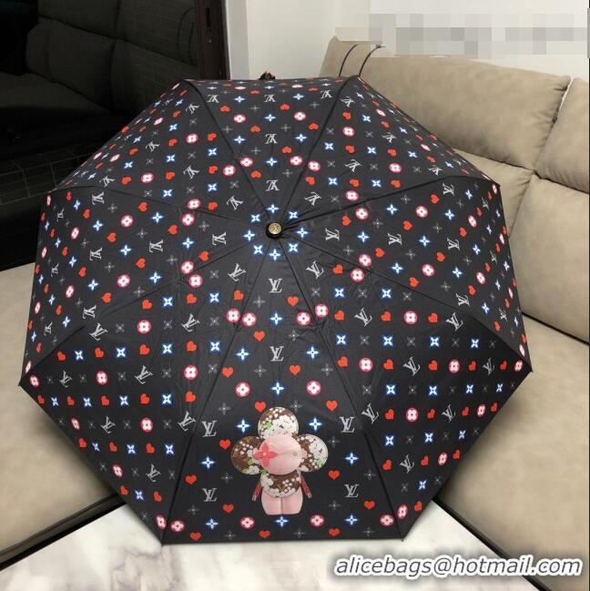 Well Crafted Louis Vuitton Multicolor Mobnogram Umbrella LV1230 Black 2021