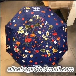 Super Quality Chanel Flora Umbrella C2564 Black 2021