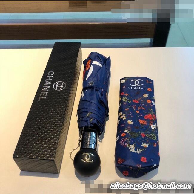 Super Quality Chanel Flora Umbrella C2564 Black 2021