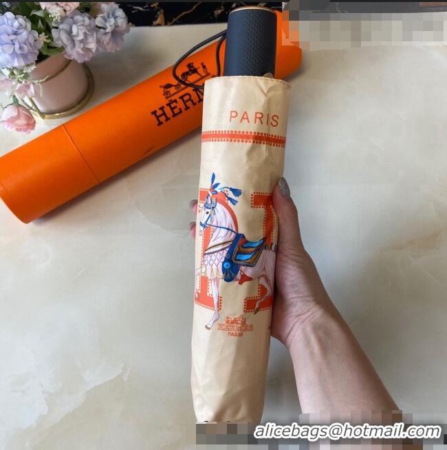 Unique Discount Hermes Umbrella H2564 Apricot 2021