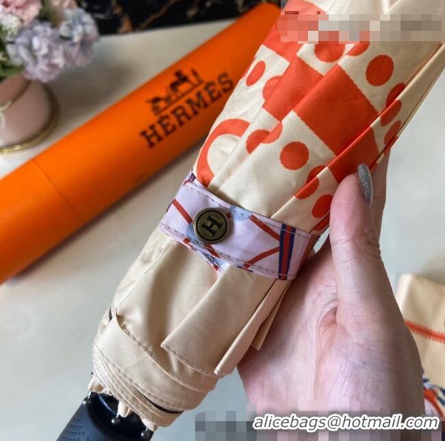 Unique Discount Hermes Umbrella H2564 Apricot 2021