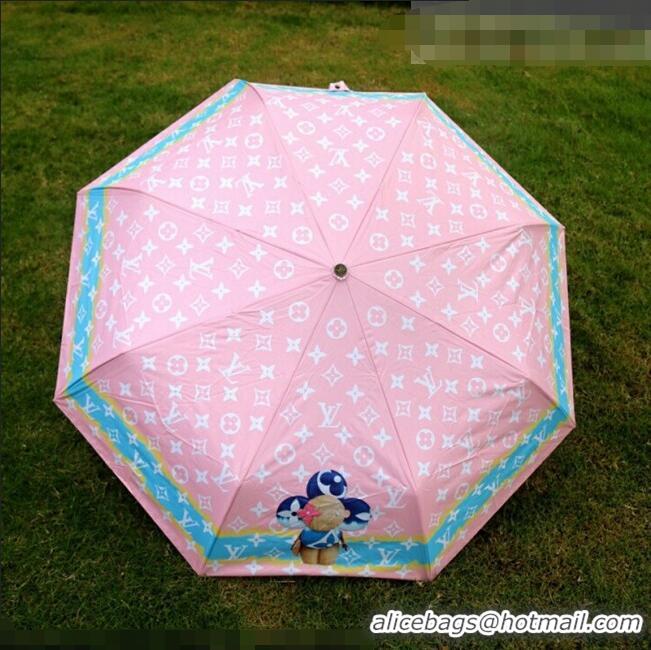 Luxury Discount Louis Vuitton Umbrella LV2999 Pink 2021