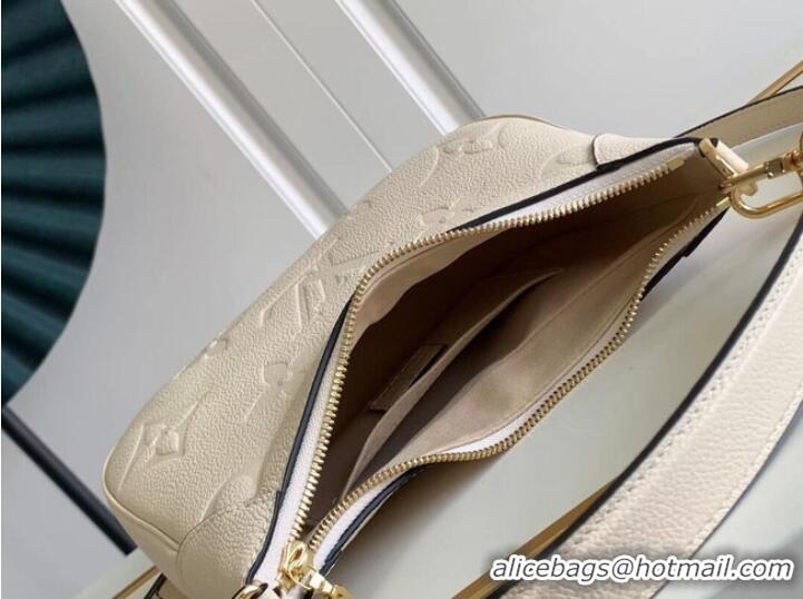 Super Quality Louis Vuitton BAGATELLE M46091 Creme White