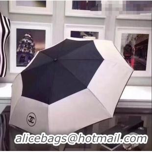 Most Popular Chanel Umbrella C9110 Black/White 2021