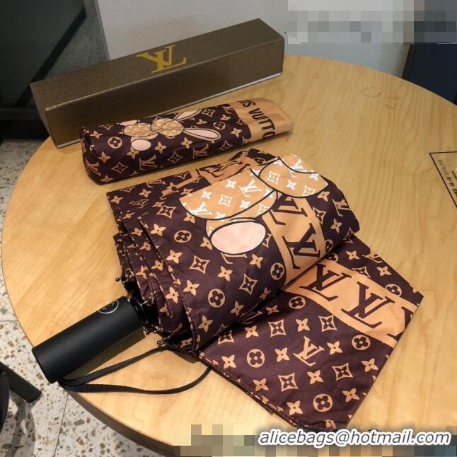 Top Grade Louis Vuitton Umbrella LV0942 Brown 2022