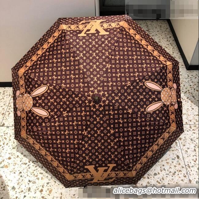 Top Grade Louis Vuitton Umbrella LV0942 Brown 2022