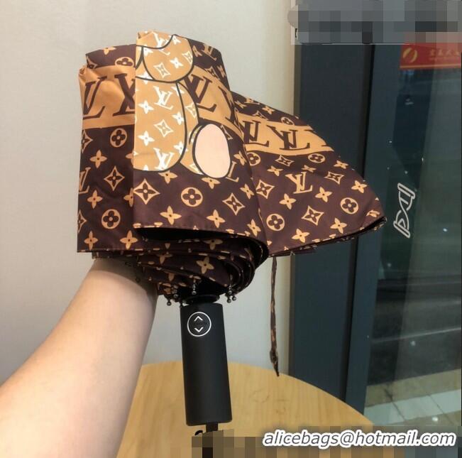 Top Grade Louis Vuitton Umbrella LV0942 Brown 2022