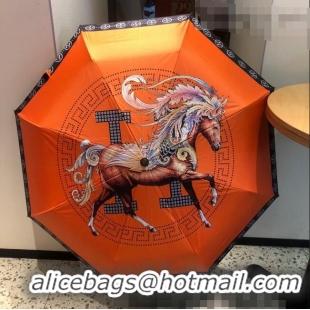 Buy Discount Hermes Umbrella H0949 Orange 2022