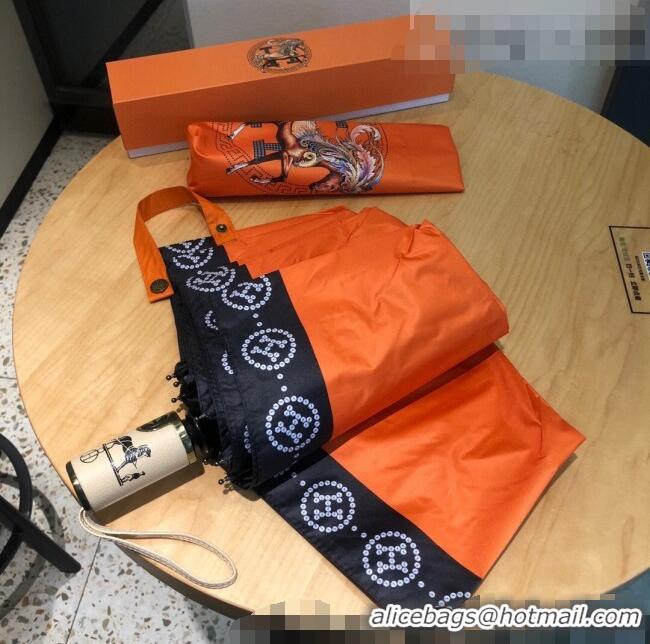 Buy Discount Hermes Umbrella H0949 Orange 2022