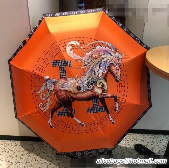 Buy Discount Hermes Umbrella H0949 Orange 2022