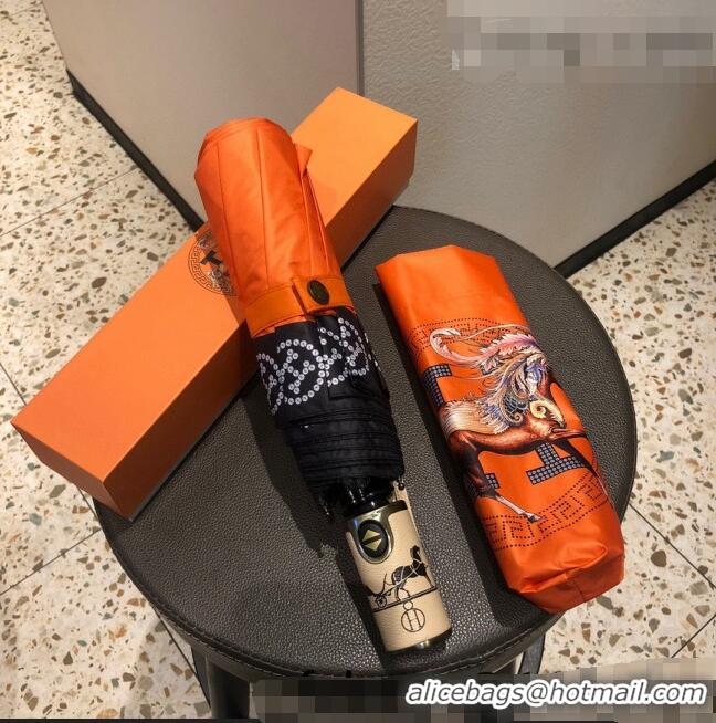 Buy Discount Hermes Umbrella H0949 Orange 2022