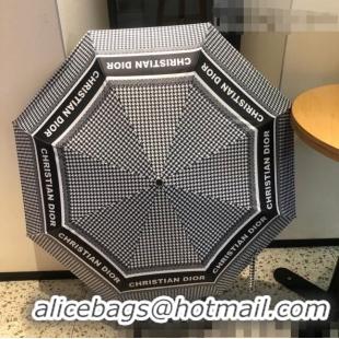 Original Cheap Dior Houndstooth Umbrella CD0952 Black 2022