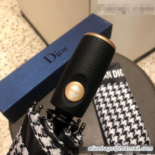 Original Cheap Dior Houndstooth Umbrella CD0952 Black 2022