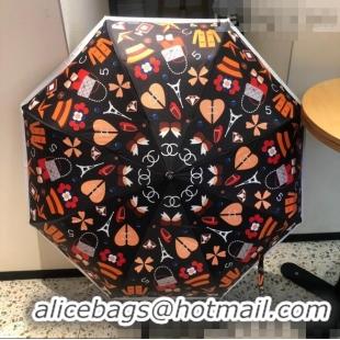  Promotional Chanel Umbrella CD0955 Black 2022