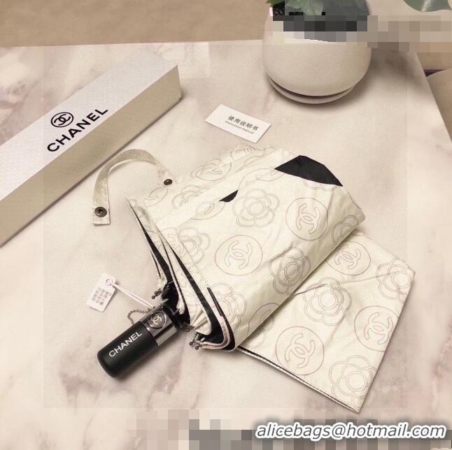 Top Grade Chanel Coco Umbrella C0960 White 2022