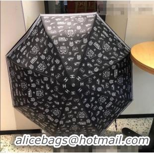 Buy Discount Chanel Umbrella C0963 Balck 2022