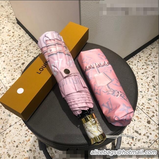 Good Quality Louis Vuitton Umbrella LV0964 Pink 2022