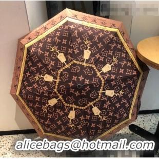 Famous Brand Louis Vuitton Umbrella LV0965 Brown 2022