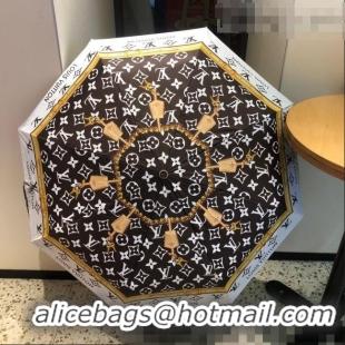 Popular Style Louis Vuitton Umbrella LV0966 Black 2022