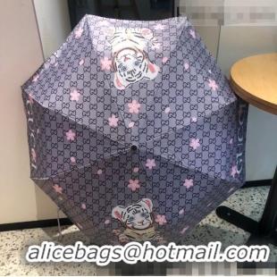 Famous Brand Gucci Tiger Umbrella G0968 Grey 2022