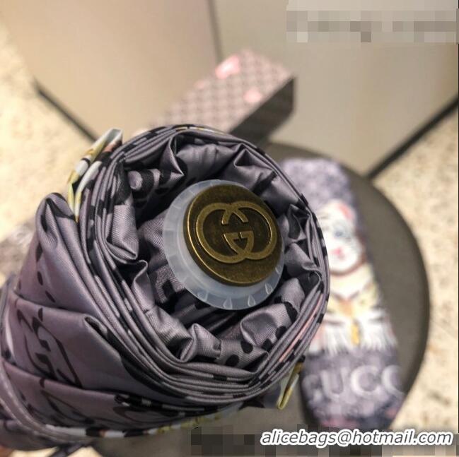 Famous Brand Gucci Tiger Umbrella G0968 Grey 2022