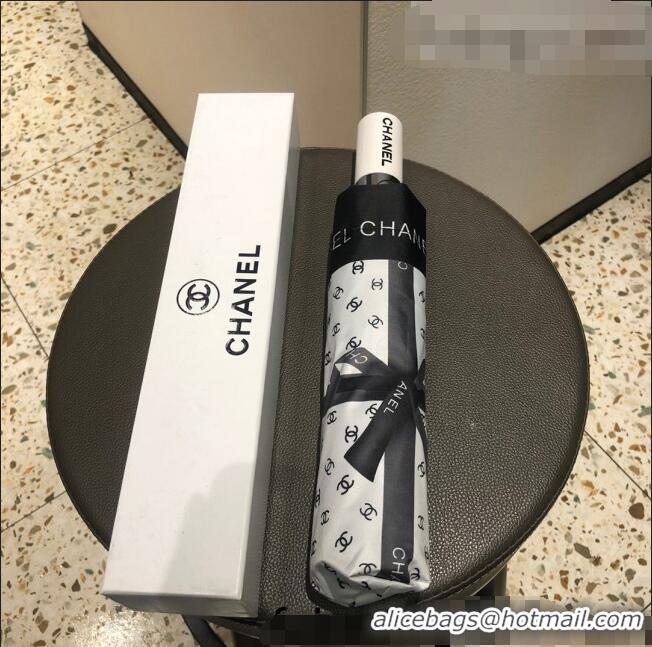 Well Crafted Chanel Bow Umbrella C1020 White 2022