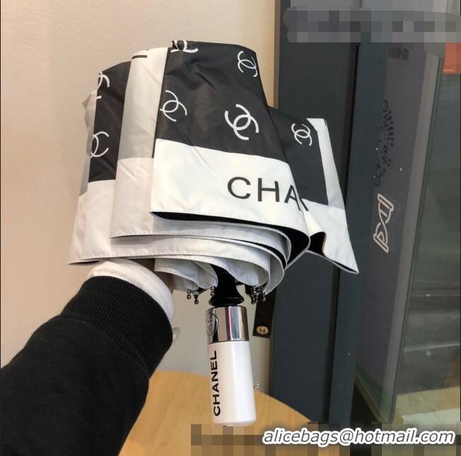 Super Quality Chanel Bow Umbrella C1021 Black 2022