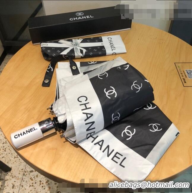 Super Quality Chanel Bow Umbrella C1021 Black 2022