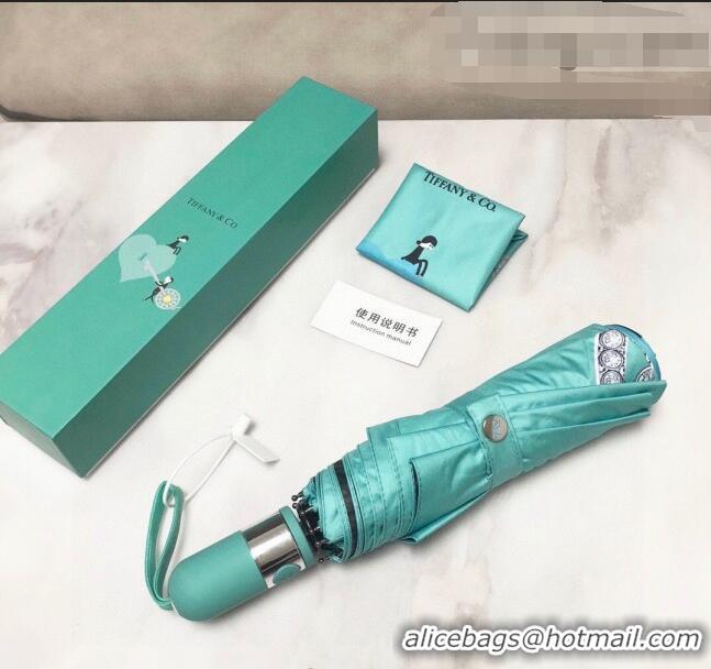 Good Product Tiffany Love Lock Umbrella Tiffany T1017 Blue 2022